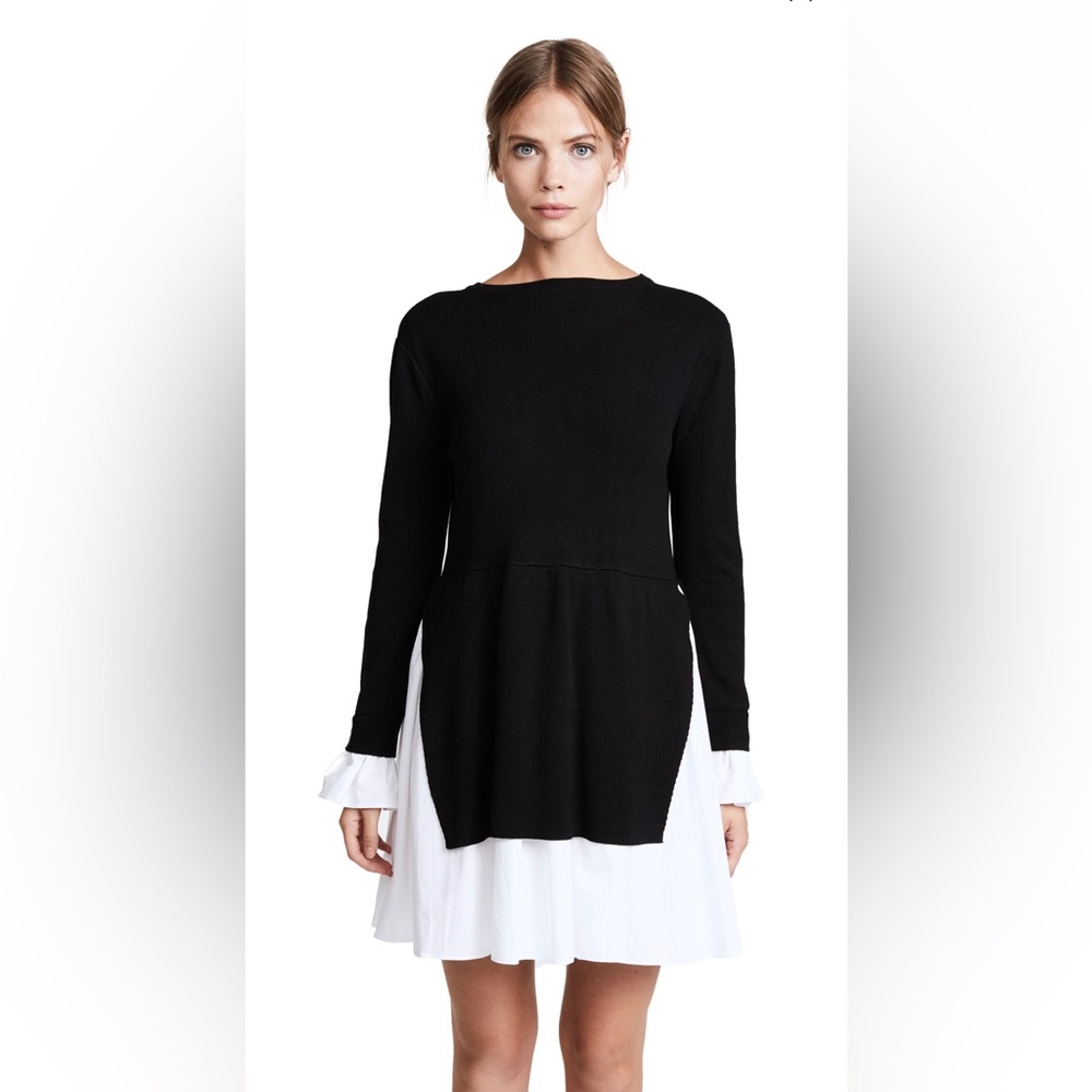 English Factory Knit Combo Dress, size M